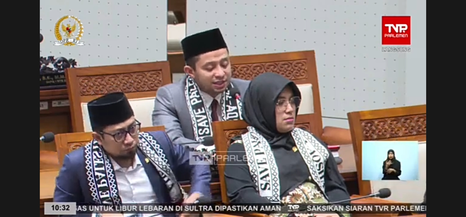 Habib Idrus Ajak Semua Fraksi dan Anggota DPR Bersuara Lantang untuk Kemerdekaan Palestina
