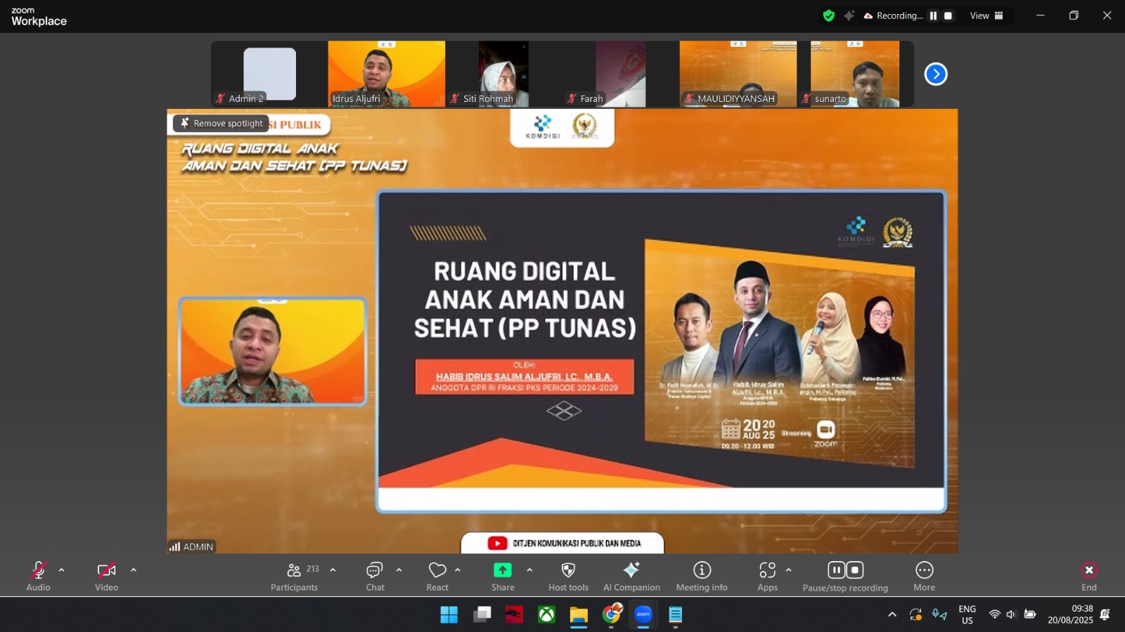 Habib Idrus: 9,17% Pengguna Internet Anak, tapi 39,7% Sekolah Masih Tanpa Akses Internet Layak!