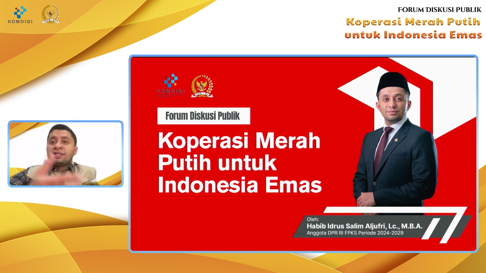Habib Idrus: Koperasi Merah Putih Harus Jadi Motor Ekonomi Desa Menuju Indonesia Emas 2045