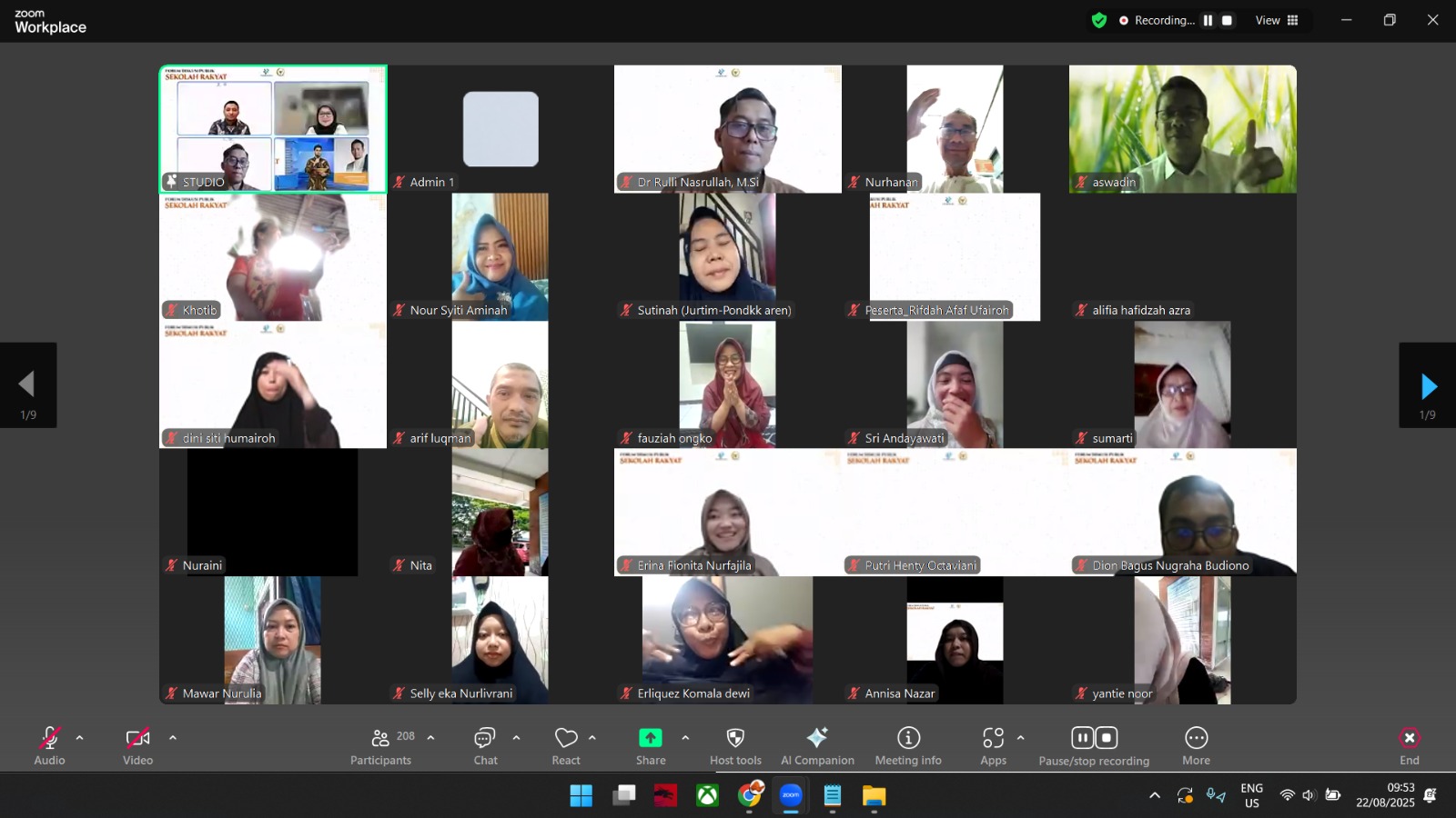 Webinar Sekolah Rakyat: Habib Idrus Serukan Pendidikan dari Rakyat untuk Rakyat