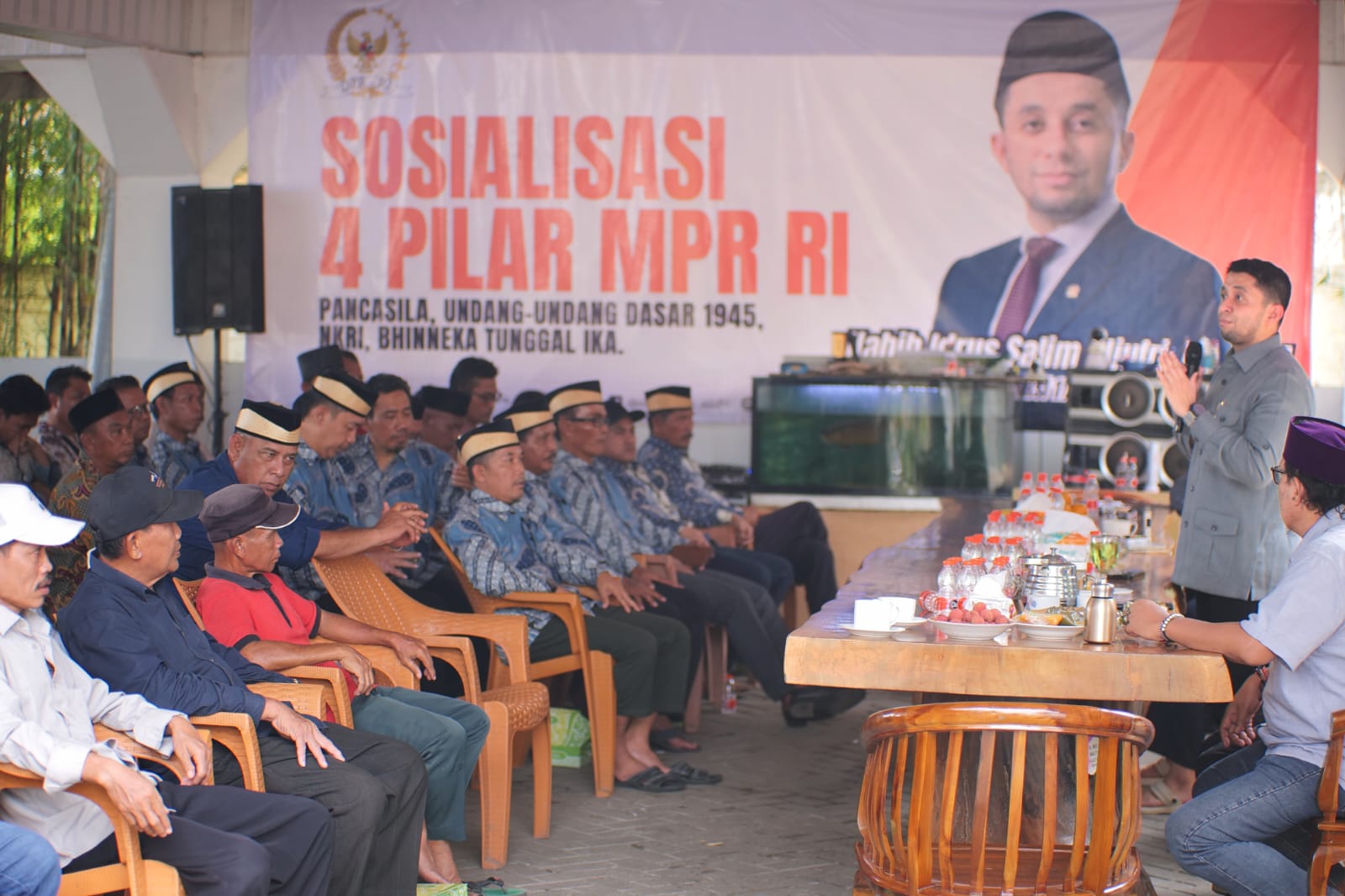 Ratusan Warga Rajeg Padati Sosialisasi Empat Pilar, Habib Idrus Tekankan Pendidikan dan Kemandirian Ekonomi
